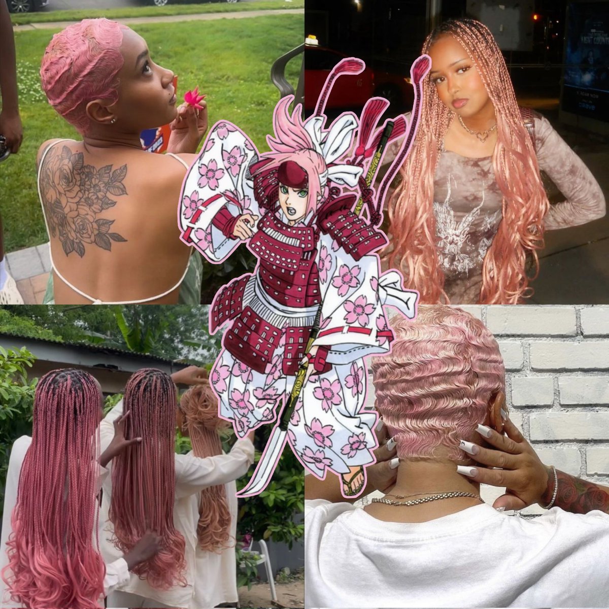 Bringing back the black hairstyles I  think Sakura would have