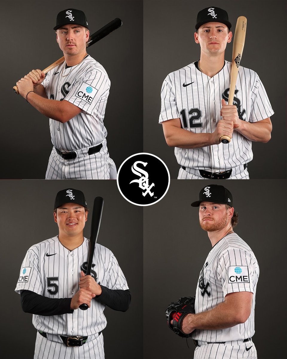 From the South Side to @WhiteSox Photo Day:
⚪ Chase Meidroth
⚪ Colson Montgomery
⚪ Munetaka Murakami
⚪ Shane Smith