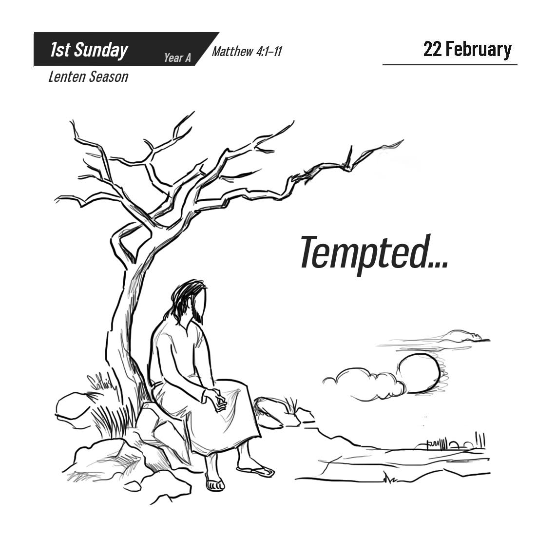 Holy Gospel Reading for February 22nd