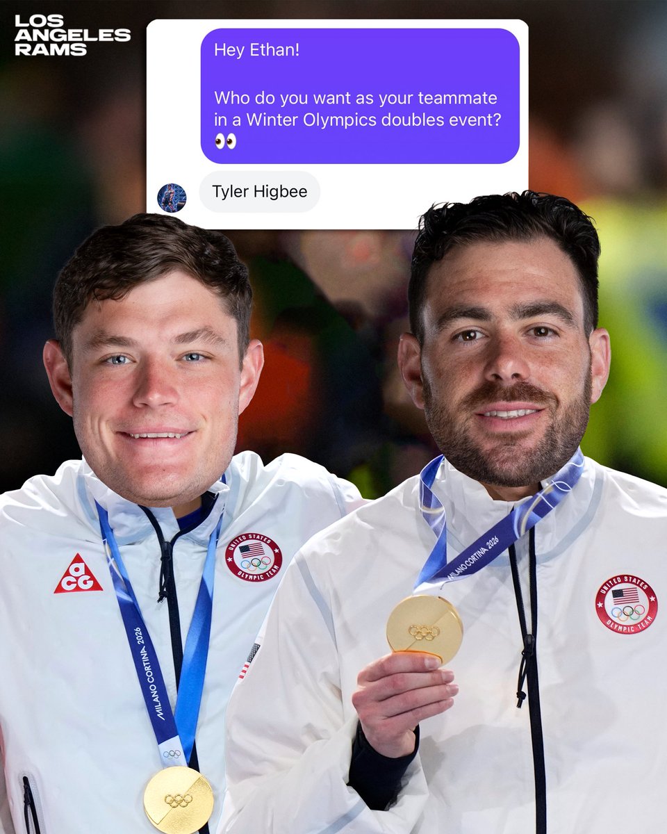 RamsNFL's tweet image. Which team is winning gold? 🥇