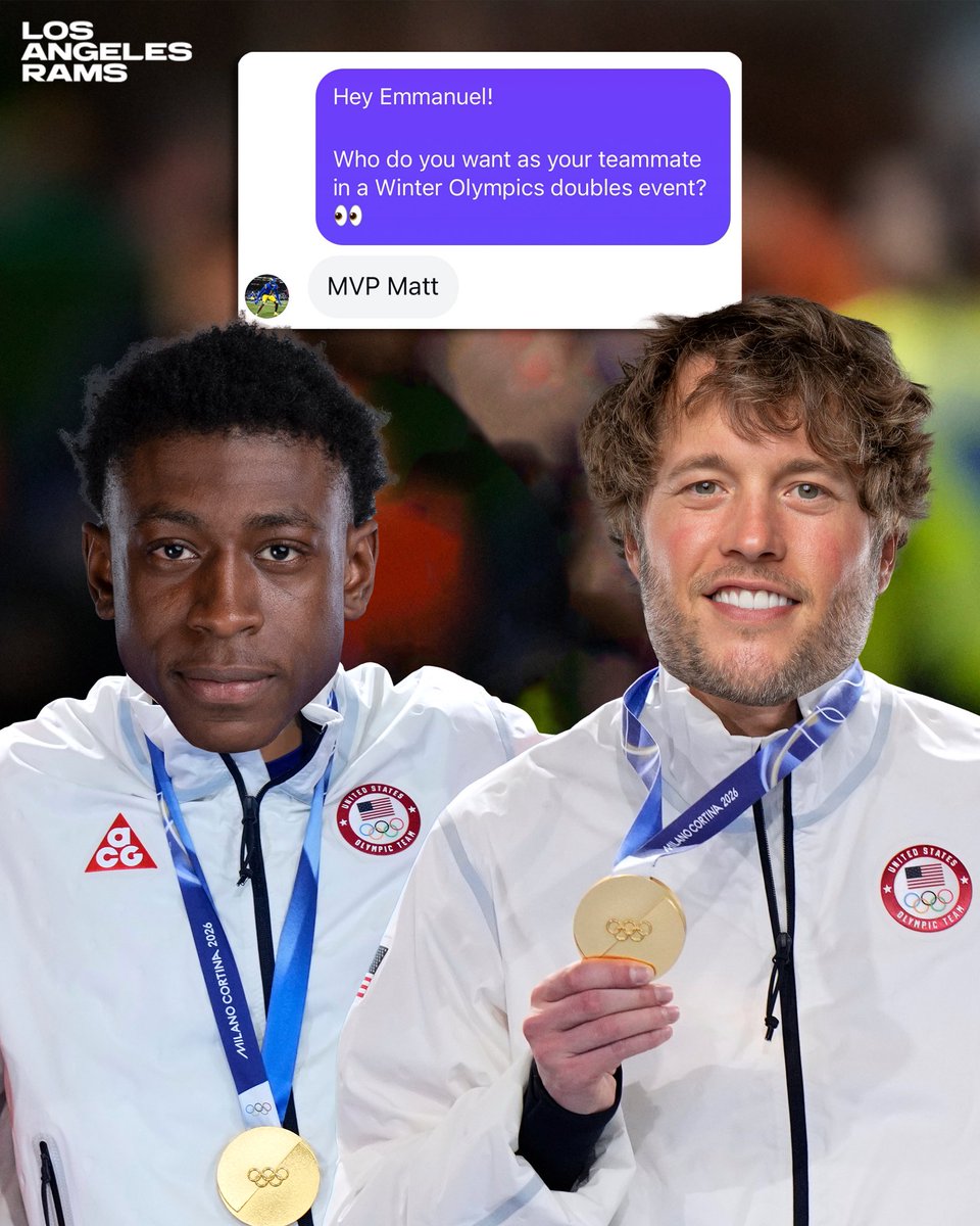 RamsNFL's tweet image. Which team is winning gold? 🥇