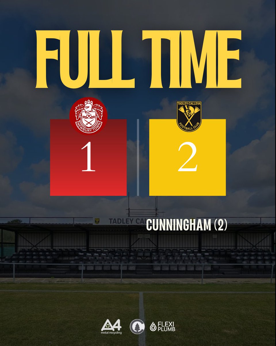 𝐅𝐔𝐋𝐋 𝐓𝐈𝐌𝐄

3 points again ole ole 💛🖤

A big battling performance won this afternoon against a strong Newbury Town side. The win puts us up to 4th!

Goals;
Cunningham (2)