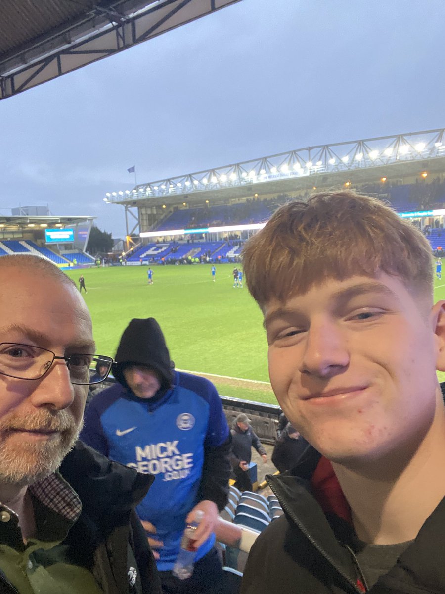 1978Antsmith's tweet photo. Ground 54 of the current 92 Prem and EFL clubs completed, a visit to the Weston Homes stadium to watch Peterborough Utd vs Exeter City. Mad and very entertaining 2nd half. Exeter scored 3 goals in 8 minutes to turn the game on its head 3-1. Ended 3-3. Great atmosphere. https://t.co/MavgMjyRjS