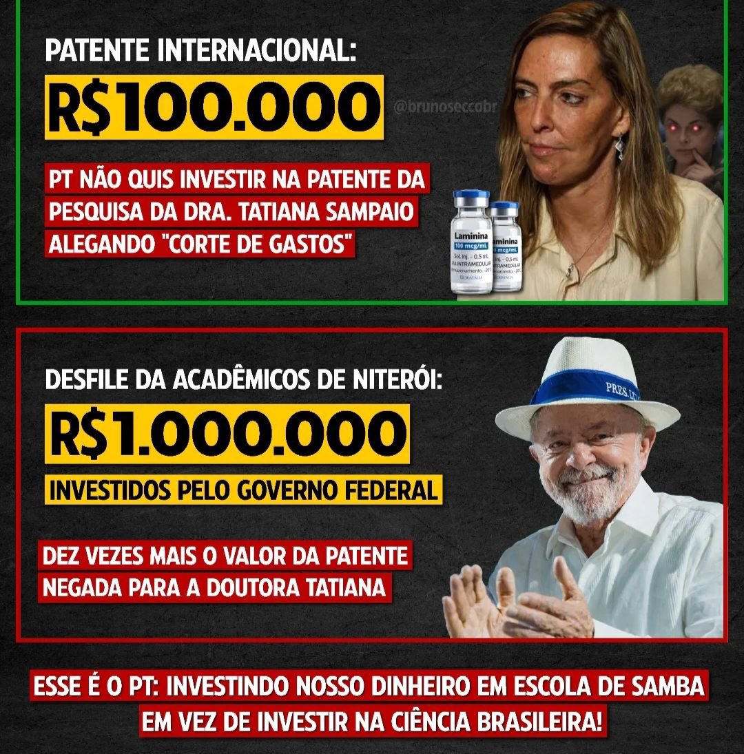 ThelmaDias10's tweet photo. Faz o L imbecis!
Talvez um dia vcs precisem desse tratamento!
Burrice é dar valor pra quem gasta o dinheiro dos Brasileiros! https://t.co/faJ7ZuZpkv