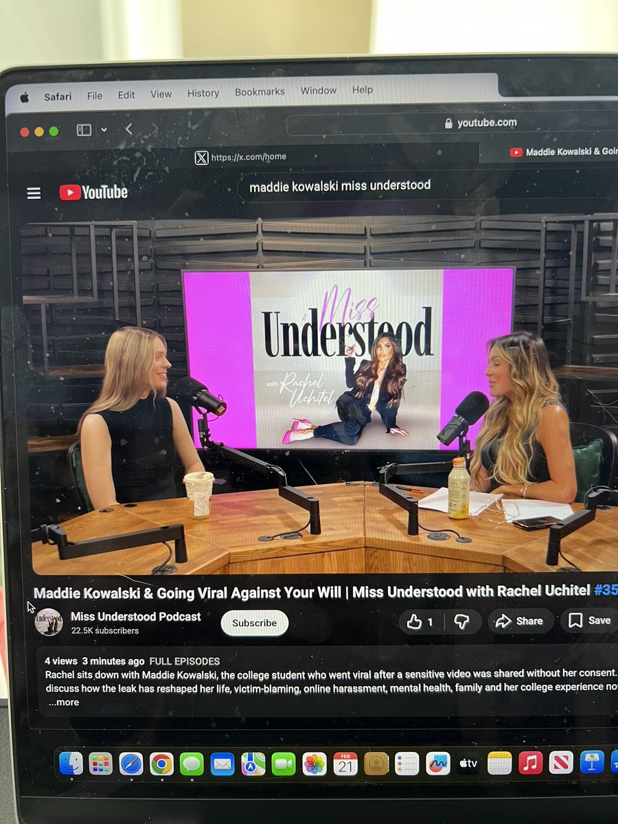 “Hey Tim, want to grab beers today?”

Sorry brother, I’m listening to Maddie Kowalski on the Miss Understood Podcast today 🍿