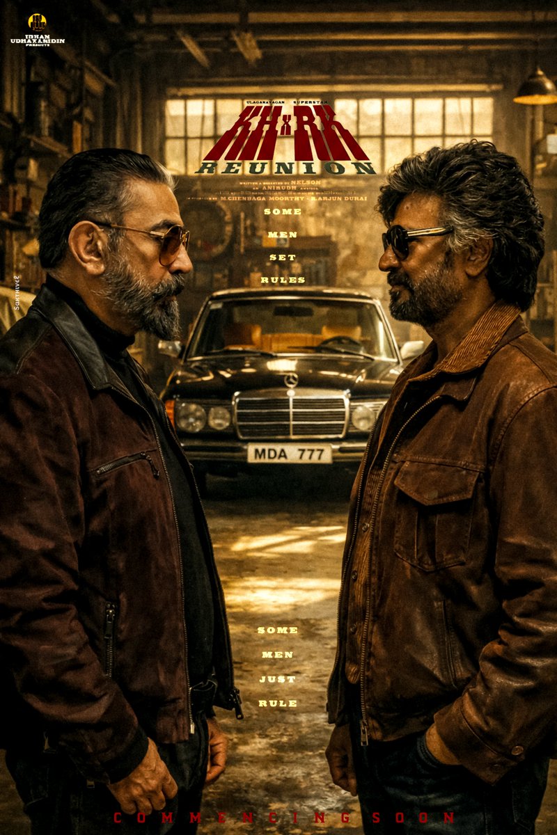 itzSakthiVel_'s tweet photo. FanArt for #KHxRK 😎🔥🔥

#UlagaNayagan @ikamalhaasan #SuperStar @rajinikanth @Nelsondilpkumar @RedGiantMovies_ @anirudhofficial #KHxRKReunion https://t.co/eiSMreX0Fr