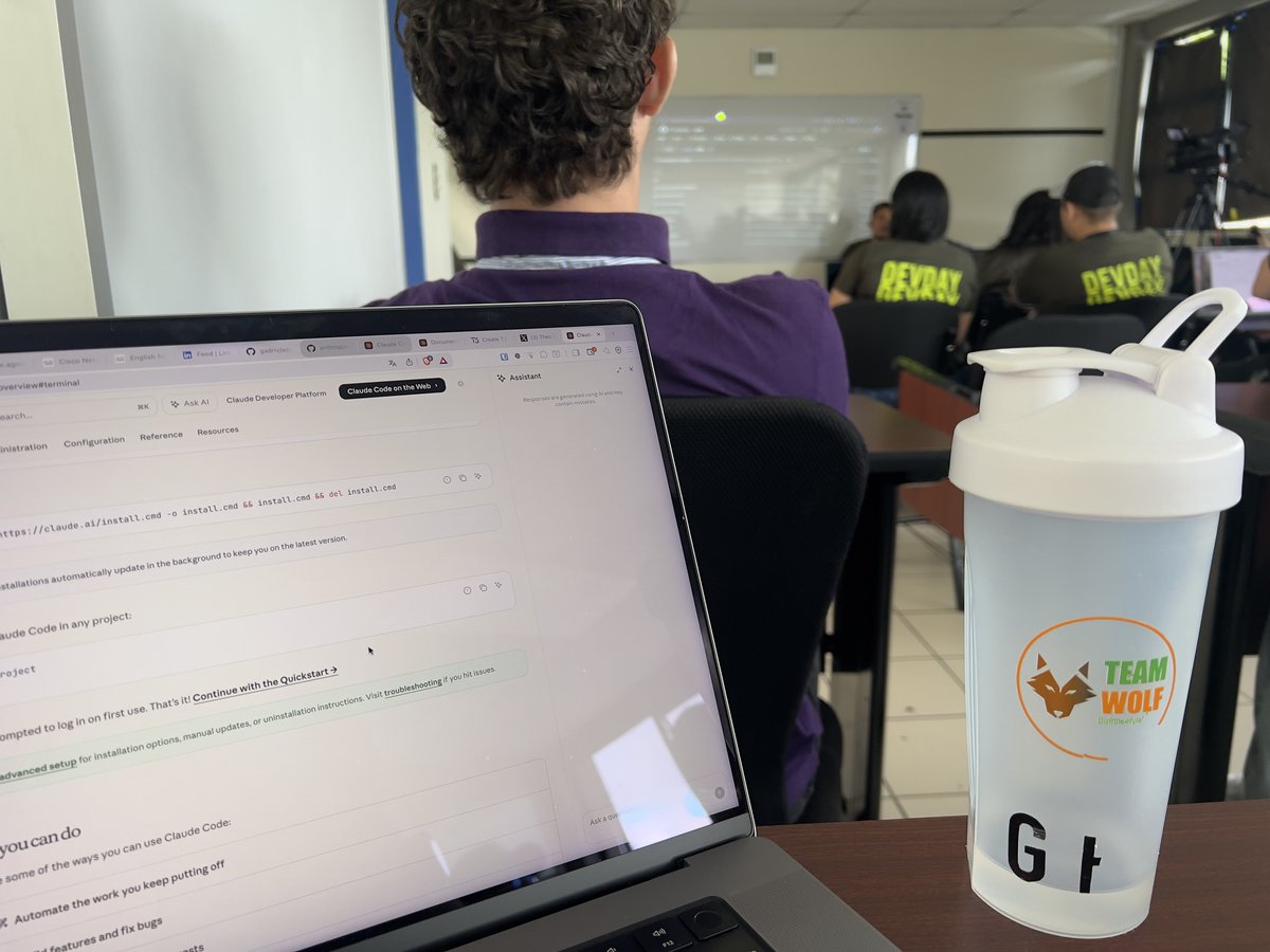 gadriv's tweet image. DevDay.

Modelos de IA para desarrollo de App con @ronnyfreites 

#DevDay
#ComunidadWPCostaRica
#WordpressCostaRica