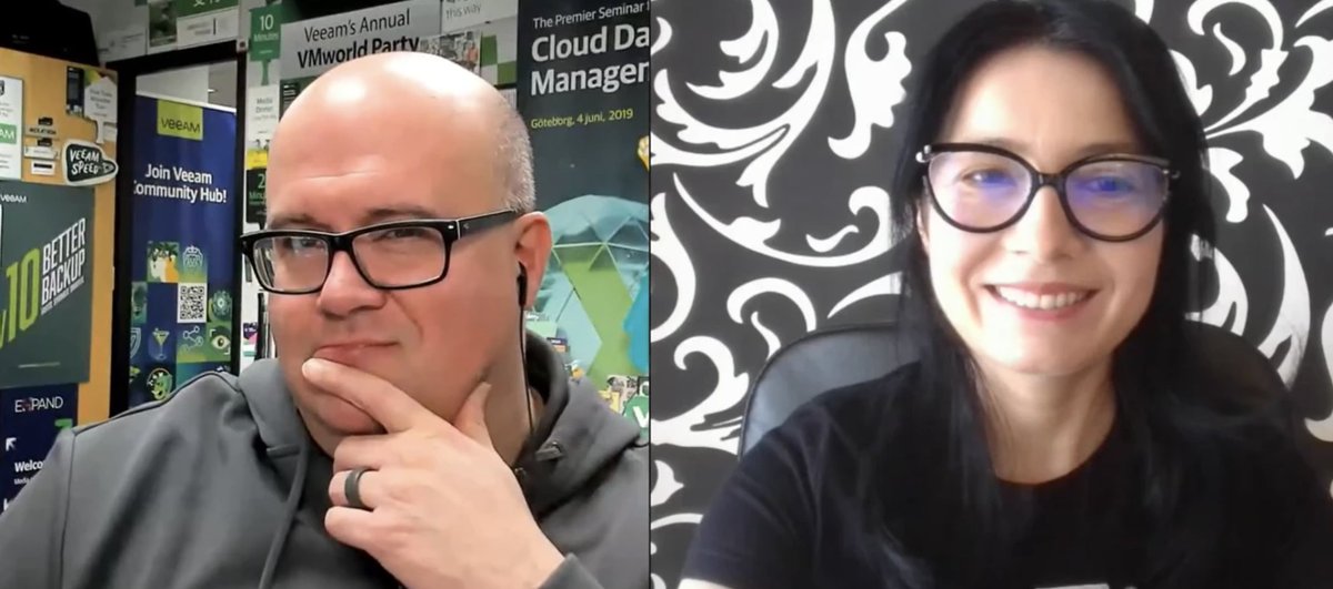 Veeam's tweet photo. Big milestone for the @VeeamCommunity recap — episode 250! 🎉  @RickVanover and @MadiCristil dive into VSS tips, uncover hidden gems in Veeam Data Platform v13, and break down VBEM.

Catch up now: https://t.co/Vx7yTTM4Ws https://t.co/HZiUlQxJrQ