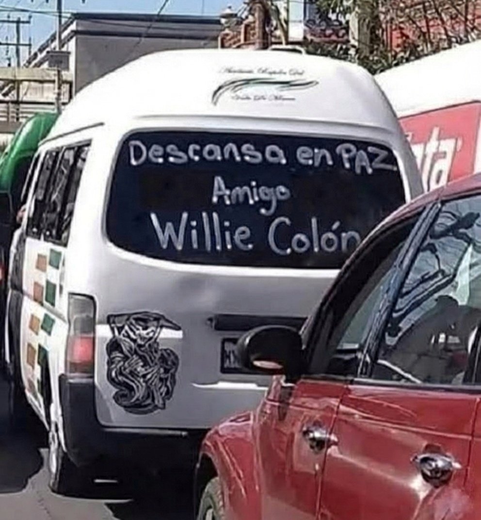 Ya estamos escuchando en la Ruta 1 "Todo tiene su final" de Willie Colón para despedirlo.
Descanse en paz Willie Colón 
RIP en INRI