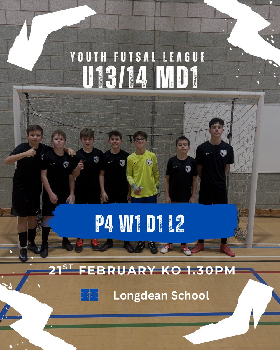 Proud of our u13s today on MD1 at <a href="/YouthFutsal1/">Youth Futsal League</a> First taste of competitive Futsal in the Development League. Outstanding attitude, quality goals, and real resilience shown. We go again  💪