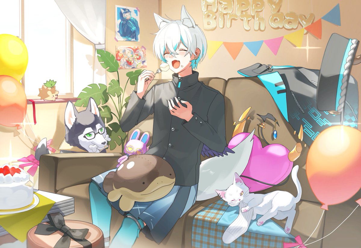 第3年了　耶！🥳
這次就改成只有單人了 (對不起了三途你當小草吧
不過這次裡面塞了一些小彩蛋設定
也感謝老師接受這次的委託而且構圖設計得這麼可愛🫶

流量甚麼的就算了所以我決定在大半夜2:22分發 (幹

🎨：ねも @/alved2820