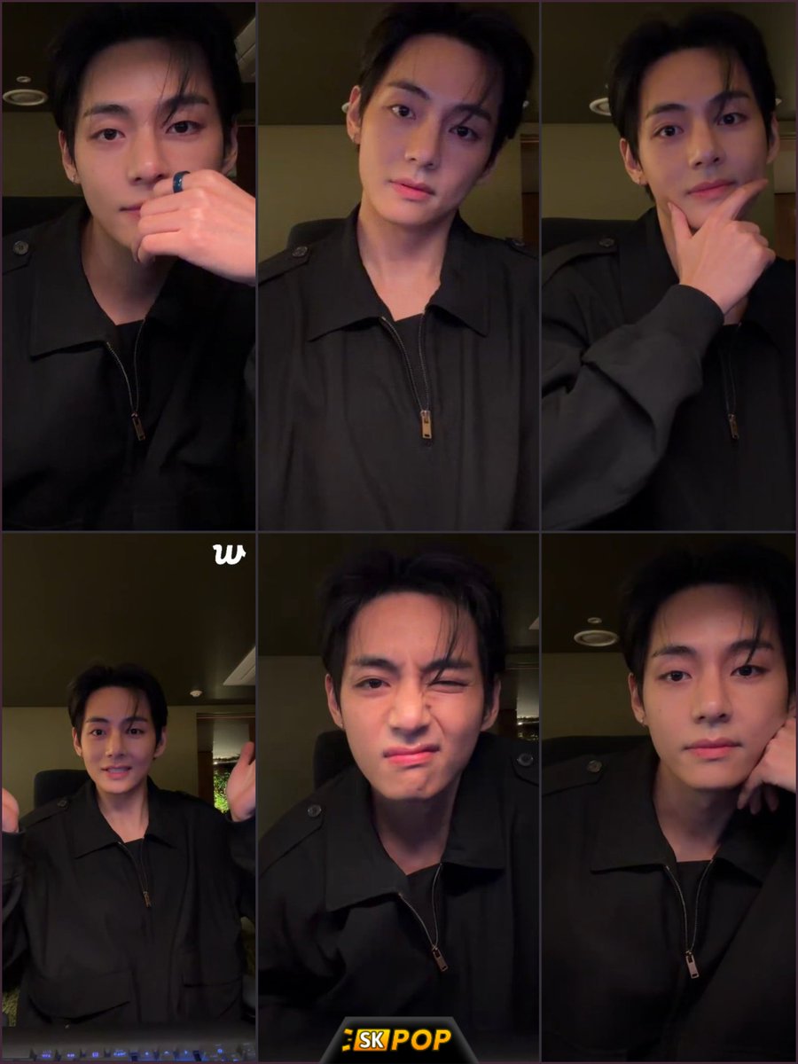 📸 BTS' V (Kim Taehyung) unbothered and effortlessly proving he's the finest man alive even in casual livestream setting, giving a tour of his new house!
✨😍🔥