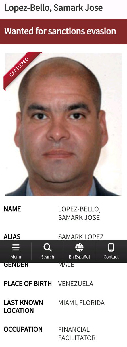 Colocan la banda de “capturado” a Tareck El Aissami y a Samarck López Bello.