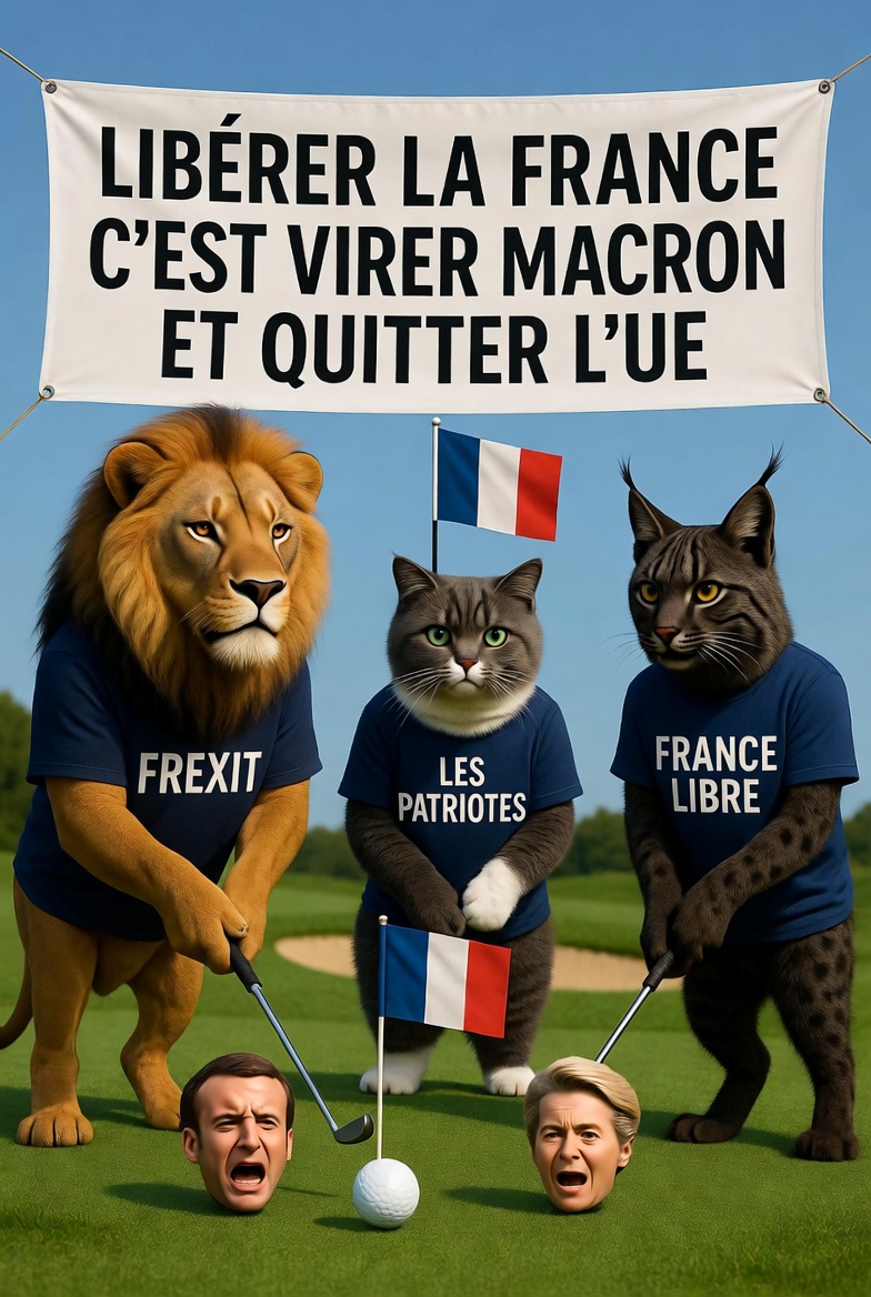 Les amis, il est l'heure de clore X pour aujourd'hui.
Passez une belle soirée.
A demain.
La bise 🦁😽♥️🇫🇷✊

Vive la résistance.
Vive la France libre et souveraine.