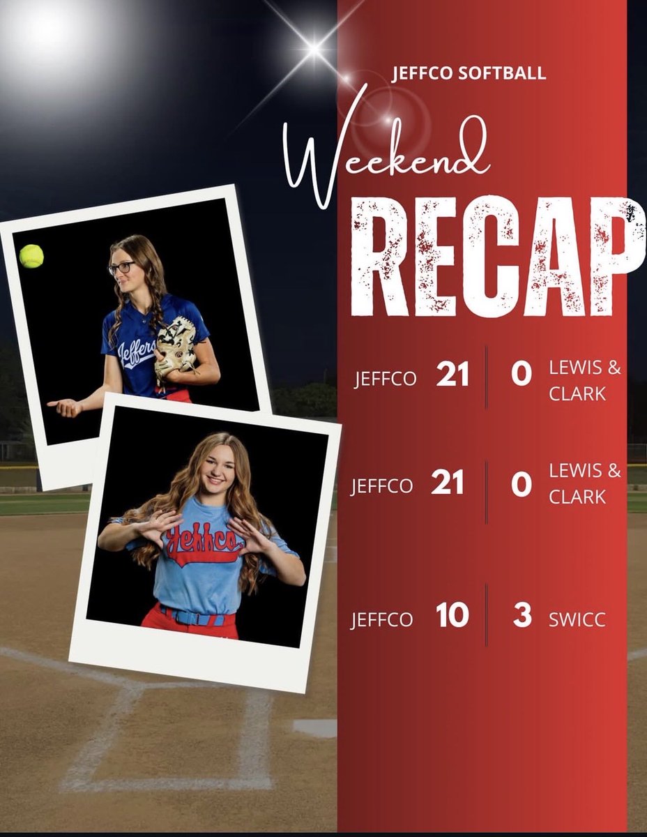 JeffCo Softball tweet media