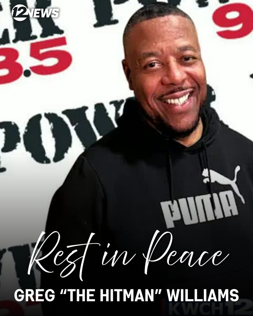 REST IN PEACE: Family and friends confirm that long-time Wichita DJ Greg "The Hitman" Williams has died. kwch.com/2026/02/21/for… #kwch12
