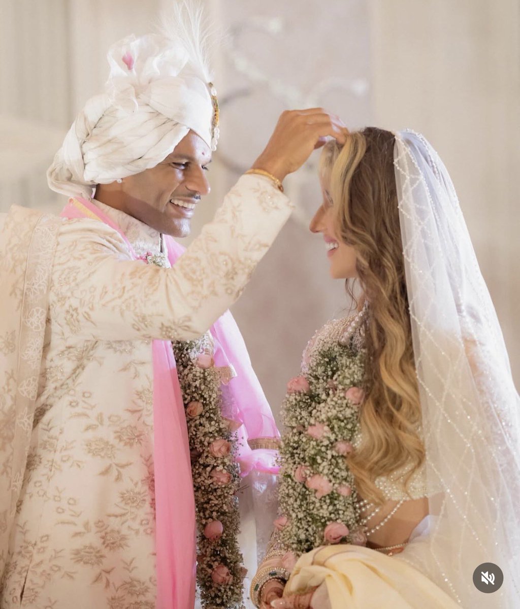Many congratulations to Shikhar Dhawan on getting married ❤️
