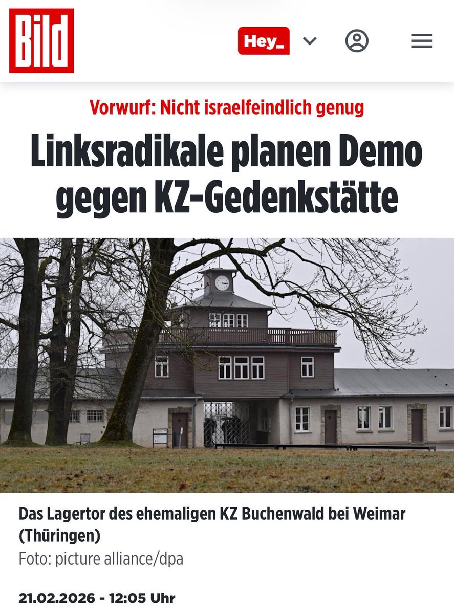Ron_Prosor's tweet image. Ein KZ-Gedenkort wird Ziel einer „linken Protestaktion“, weil er angeblich nicht anti-israelisch genug ist.
Absurd? Nein — das ist 2026 in Deutschland.

Wo Juden ermordet wurden, soll heute gegen den jüdischen Staat demonstriert werden.
Geschichte verdrehen, Opfer relativieren,