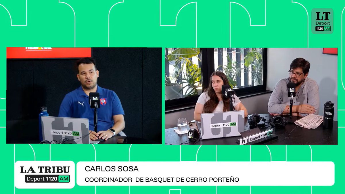 Foul &amp; Vale🏀

⛹️‍♂️En estudios, Carlos Sosa, coordinador de básquetbol del club Cerro Porteño.

🔴Streaming: youtube.com/watch?v=OEK1gK…