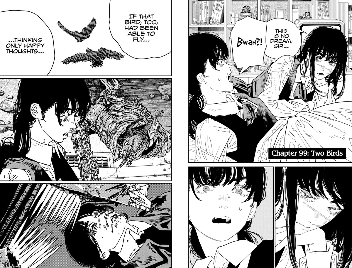 Their first chapter together is titled "Two Birds".