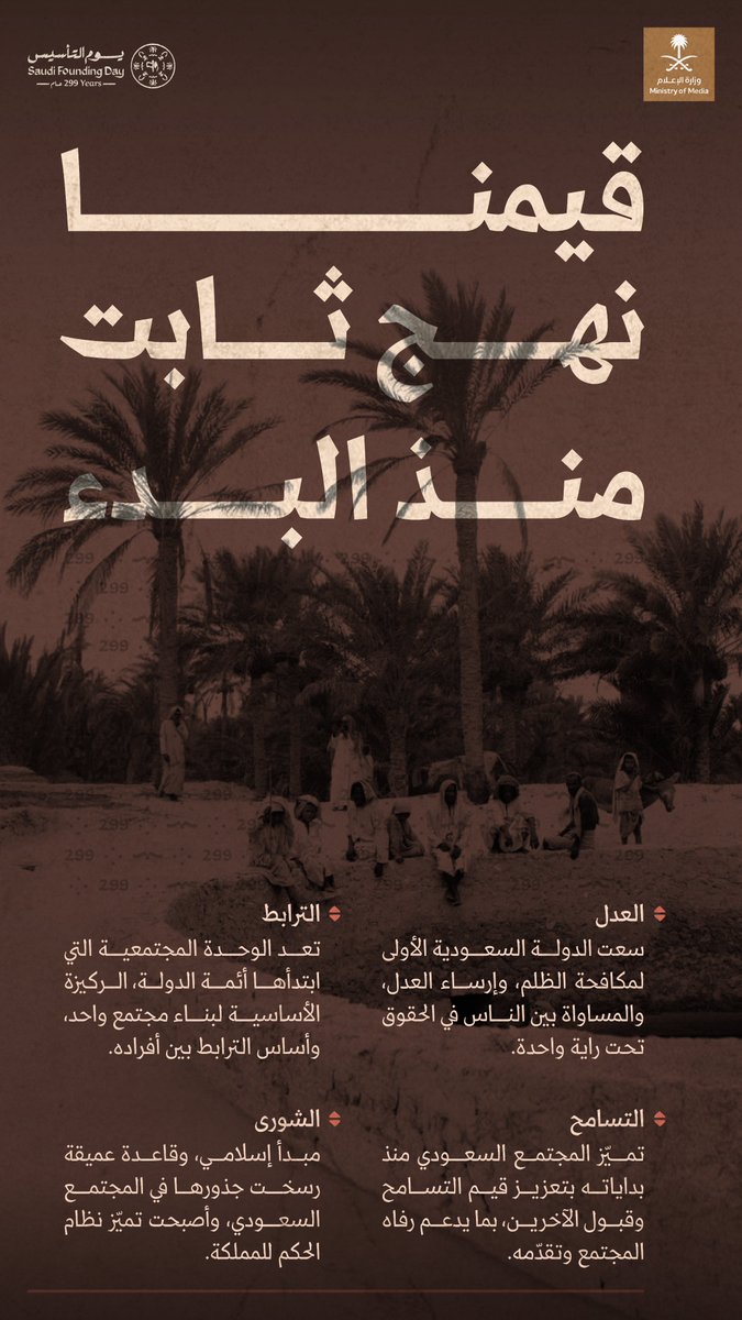 قيمنا؛ نهج ثابت منذ البدء.