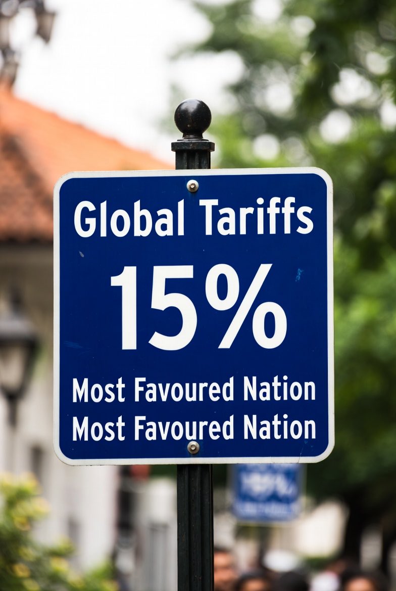 UnlockAML's tweet image. #News : President Trump announces he will increase the global tariffs he imposed yesterday from 10% to 15%.

📉 He use the same trick again….