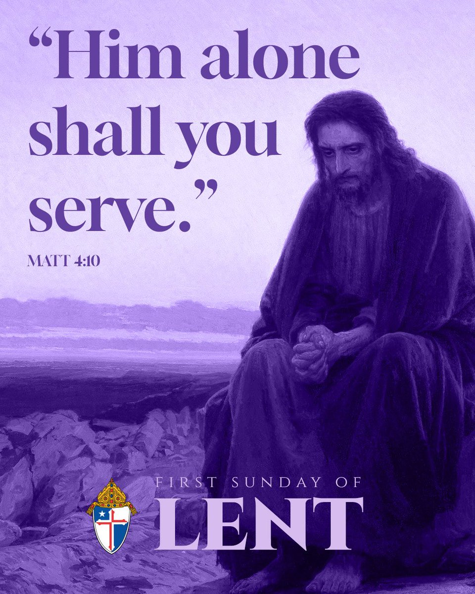 The First Sunday of Lent! Time for a season of Penance.