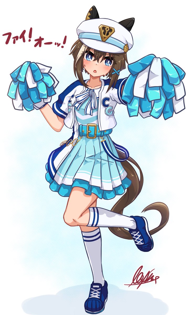 シュヴァルグラン(ウマ娘) 「#3連休はフォロワーが増えるらしい シュヴァルをよく描いています」|Lexisのイラスト
