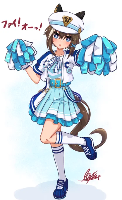 #3連休はフォロワーが増えるらしい シュヴァルをよく描いています