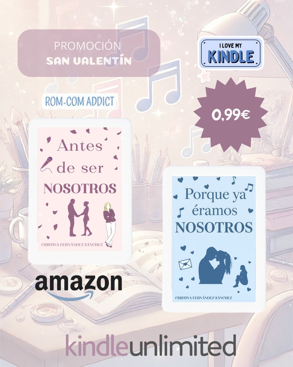 Últimos días ✨️💜 

Mis libritos estarán de oferta hasta finales de febrero 🤭💖

amzn.eu/d/0hTw9k2d