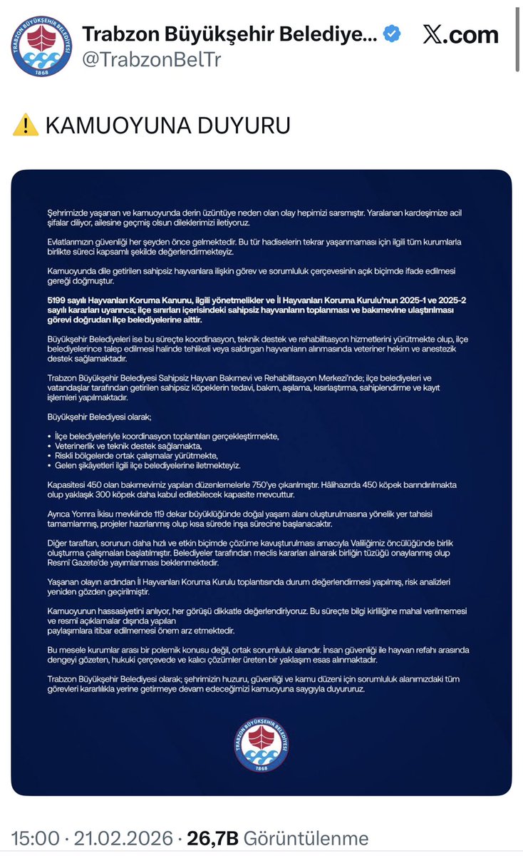 Trabzon’da köpekten kaçarken araç çarpması sonucu ağır yaralanan Cennet Nesibe Gül’ün doktoru, halen daha kritik durumu atlatamadığını açıklıyor.

Bir genç kız birçok kurumun ortak sorumluluğunu ihmal nedeniyle yaşam savaşı veriyor.

Bu elim vakanın sorumluluğundan kaçmaya