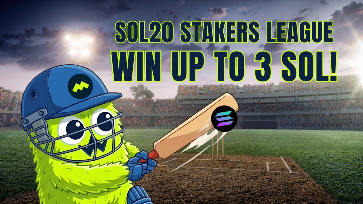 Good news guys, guess what???

Guess what??? <a href="/meta_pool/">Meta Pool</a> has just announced 2026 ICC T20 World Cup and it’s now a SOL staking prediction challenge.

You can win up to 3 SOL just by getting your cricket prediction right. 🏏💰

Let me explain what this means👇

This is a Tournament