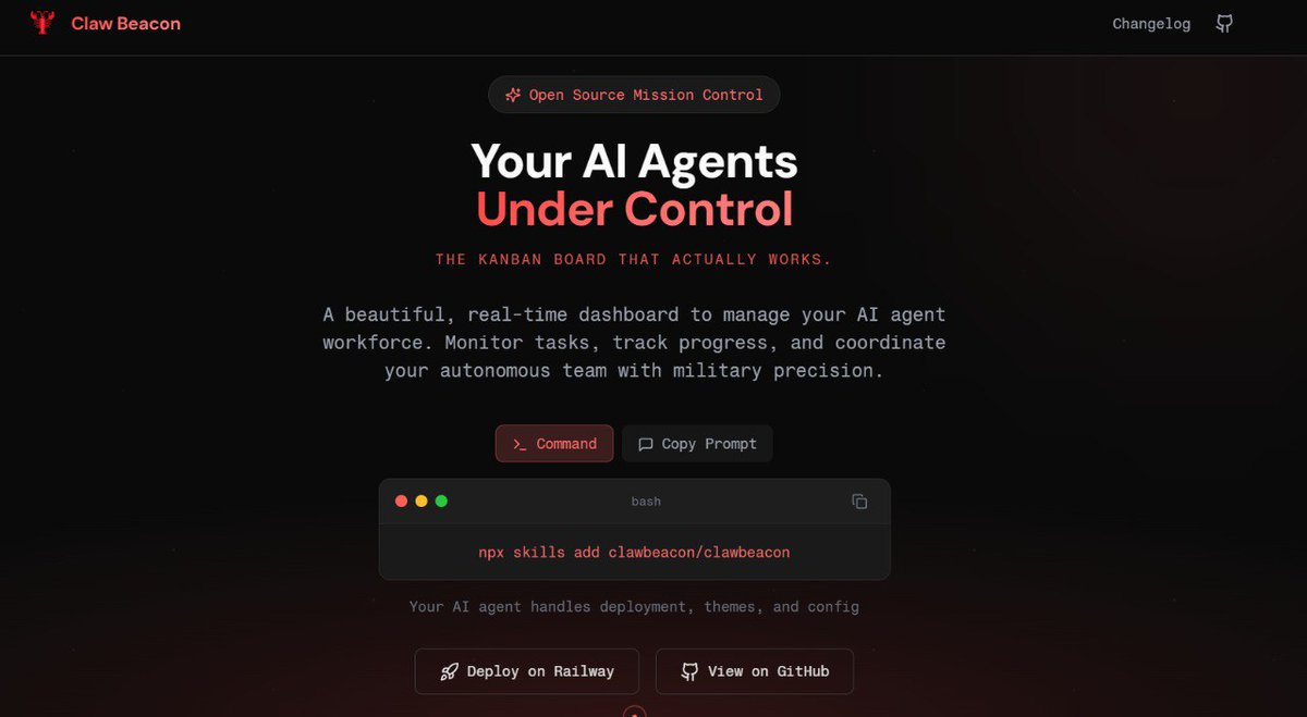 Claw Beacon tweet media