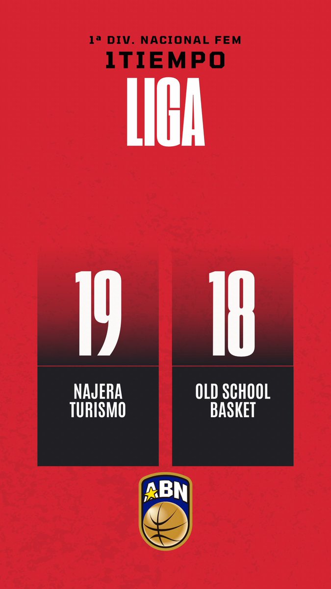 19-18 al final del primer tiempo en nuestro pabellón