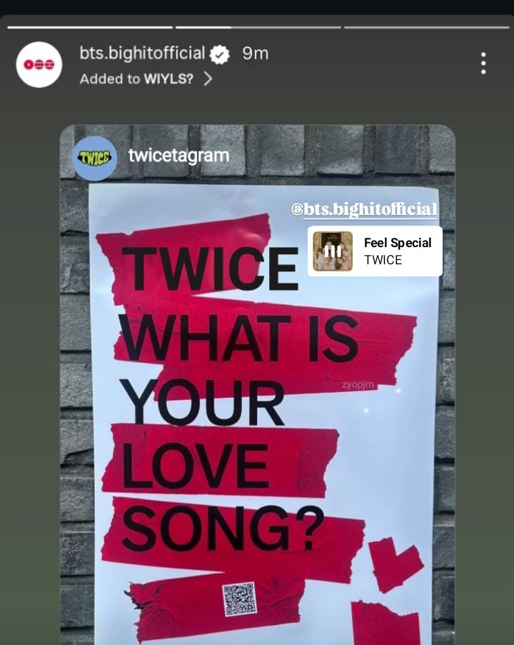 TWICE ON BTS' STORY WHAT IS GOING ON !!!!!