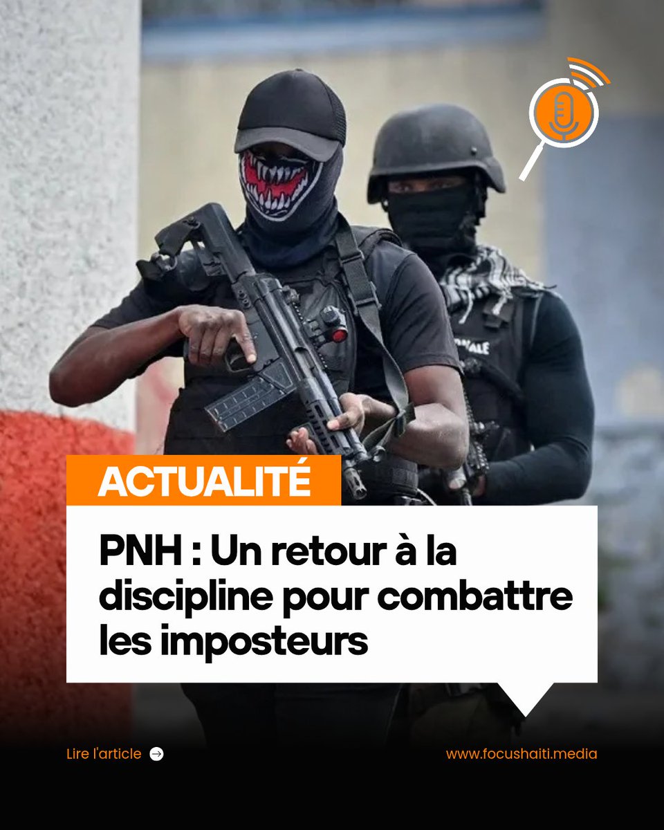 focushaitimedia's tweet photo. La PNH veut remettre de l’ordre dans ses rangs. Dans un communiqué publié ce vendredi 20 février 2026, la direction de la communication annonce des règles strictes pour tous les agents : plus de cagoules en dehors des opérations spéciales, et une tenue toujours impeccable. ⤵️🔗 https://t.co/o1M20Hh95X
