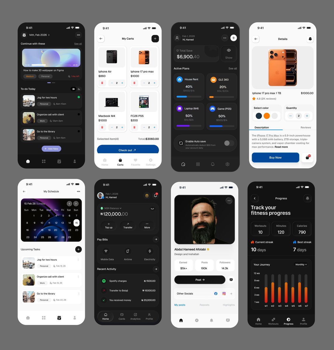 We design mobile screens everyday ✨❤️

If you want this file, just do these;

Follow me 🤝
Comment “done”
Repost 

And it’s yours. Let’s go 🔥✨