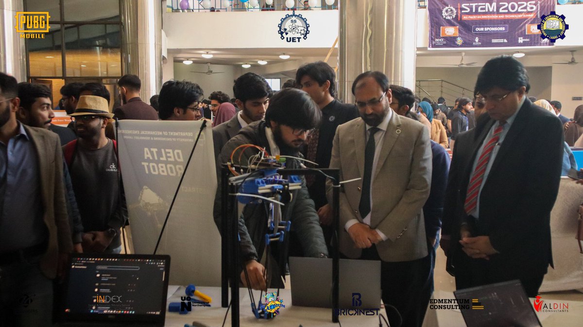 UET_SS's tweet photo. STEM 2026 celebrated innovation, creativity, and the remarkable talent of young minds from across Pakistan.
The event was graciously inaugurated by worthy Vice Chancellor of UET Prof. Dr. Shahid Munir (TI).
#uet #stem2026 #uetss #innovation #projectst https://t.co/FY4M8imL7b