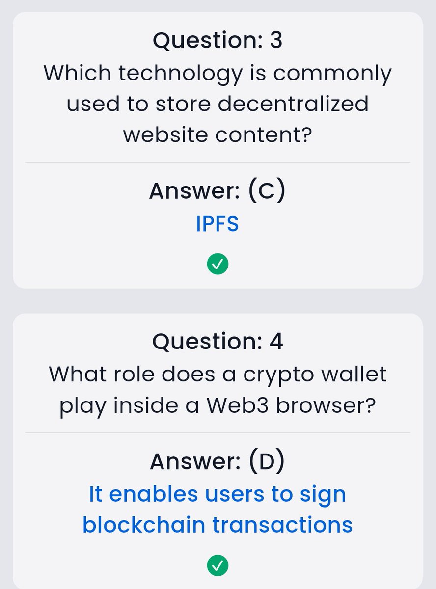 KelechiStanJ's tweet photo. Syntaxverse general quiz answers
Web3 Browsers
#SyntaxVersequiz #Syntaxquiz #syntax #syntaxversegeneralquiz
Follow me for more updates https://t.co/mf5bGsmIIw