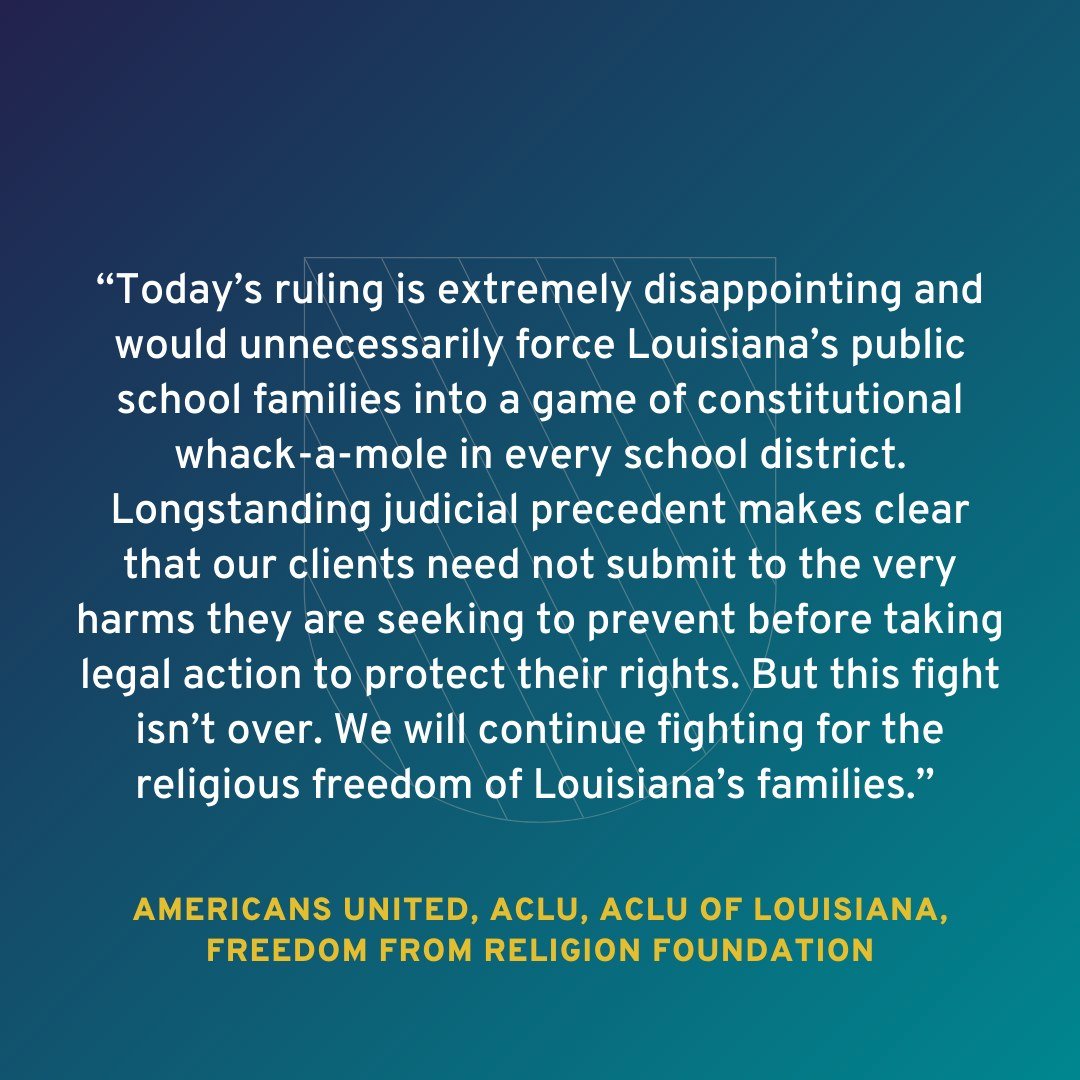 Americans United Greater Houston Chapter tweet media