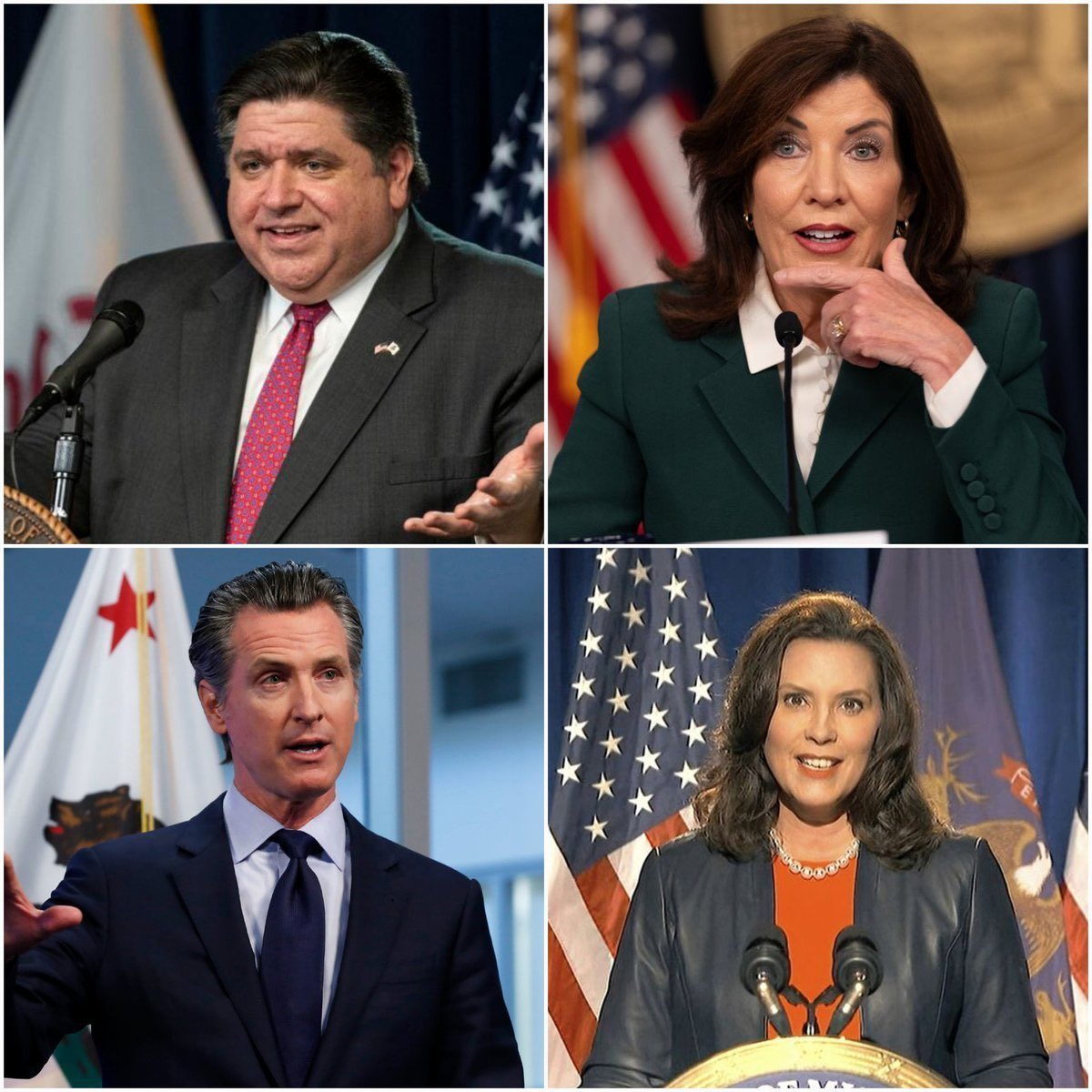 <a href="/JBPritzker/">JB Pritzker</a> 4 Corrupt Democratic Politicians destroying the States they Govern!🤬🤬🤬🤬🤬