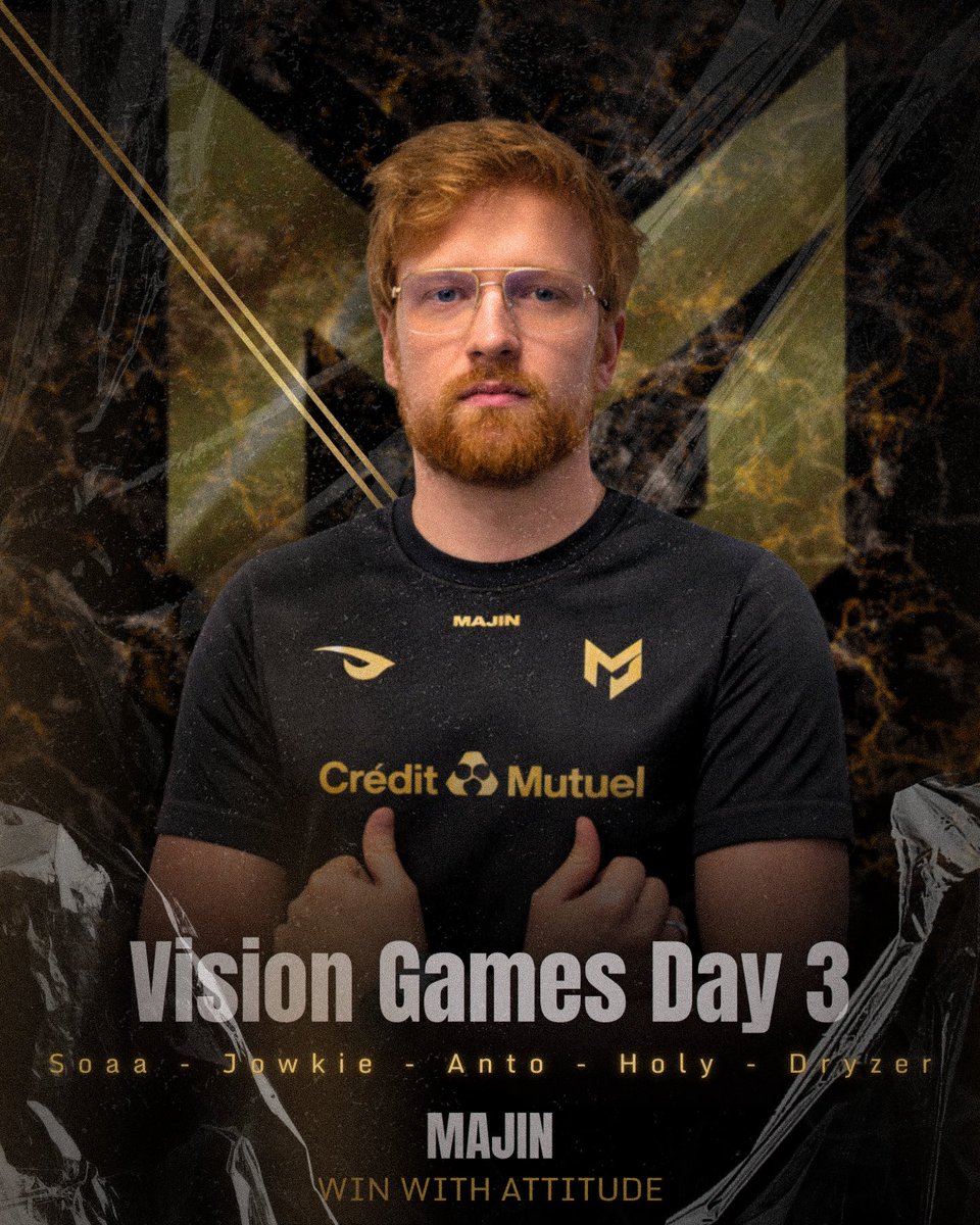 Majin_club's tweet image. VISION GAMES  DAY 2 RESULTS

✅ Majin 14-12 LMB Esport
❌ Majin 4-13 Womp Womp

Day 3 starts tomorrow at 11AM (France time).

Watch it on:
twitch.tv/jowkie__
twitch.tv/vision_games_

We’re not done yet

#WinWithAttitude #Valorant #Esport