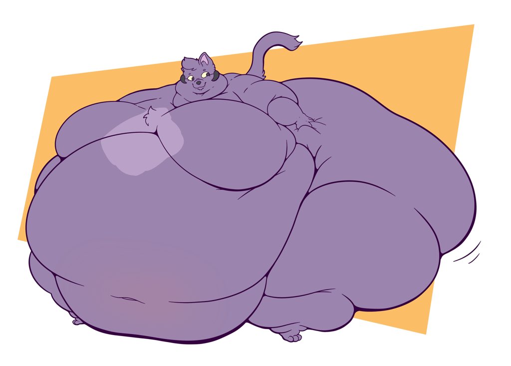 wide kitty (comm)