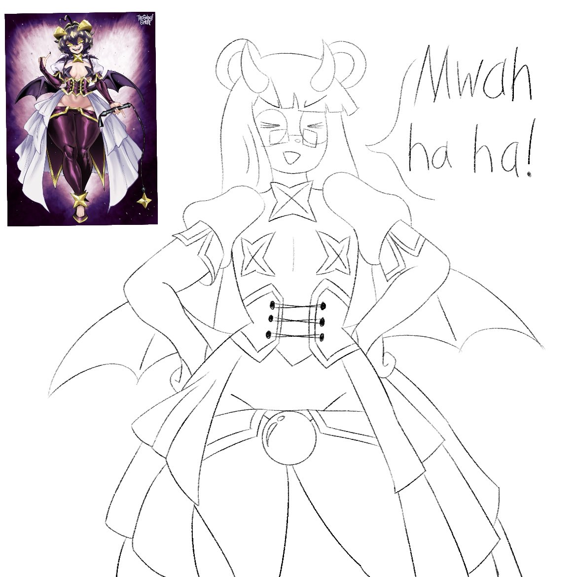 Request to draw <a href="/DustySpaceMouse/">PandaDoodles</a>’s character Opal in the costume of an anime girl named Utena.

Didn’t turn out as good as I would’ve liked, but eh… I hope you enjoy!