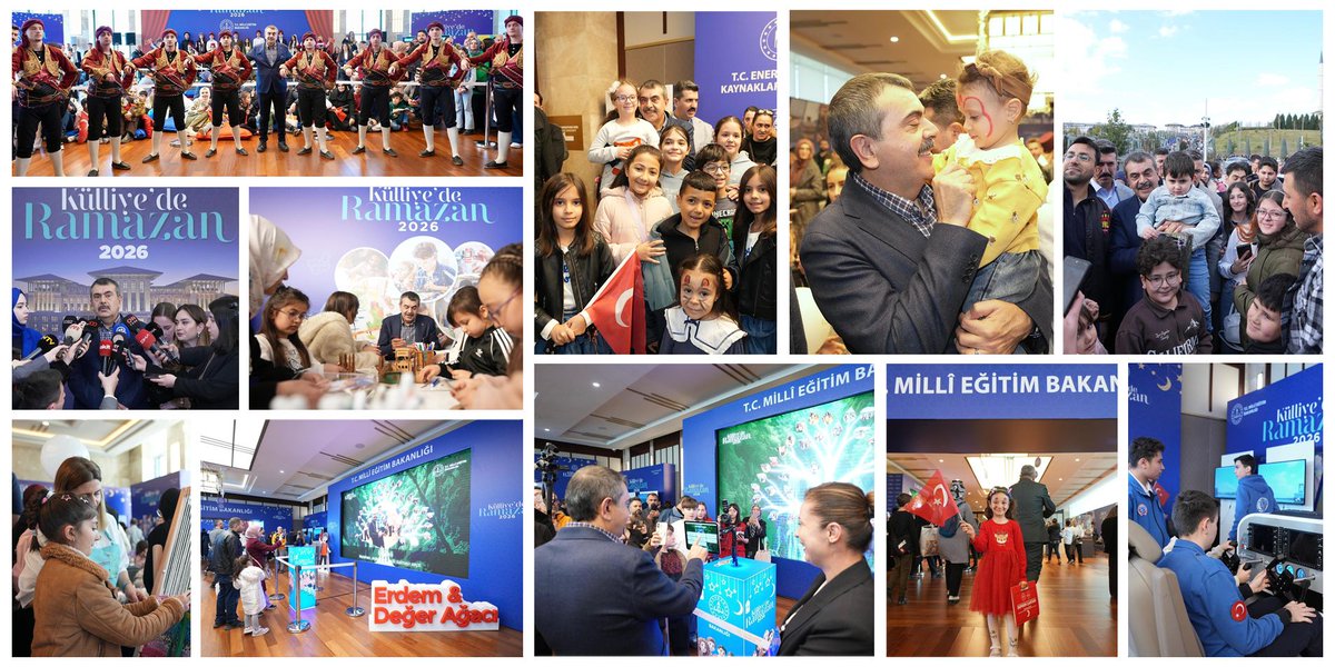 Millî Eğitim Bakanı <a href="/Yusuf__Tekin/">Yusuf Tekin</a>, "Külliyede Ramazan" Etkinlik Alanını Ziyaret Etti

“Millî Eğitim Bakanlığı olarak çocuklarımızın bu birliktelik, beraberlik arzusunun; ihtiyaç duyulduğunda arkasına bakmadan ülkesi, milleti, vatanı için fedakârlık yapabilme hissinin