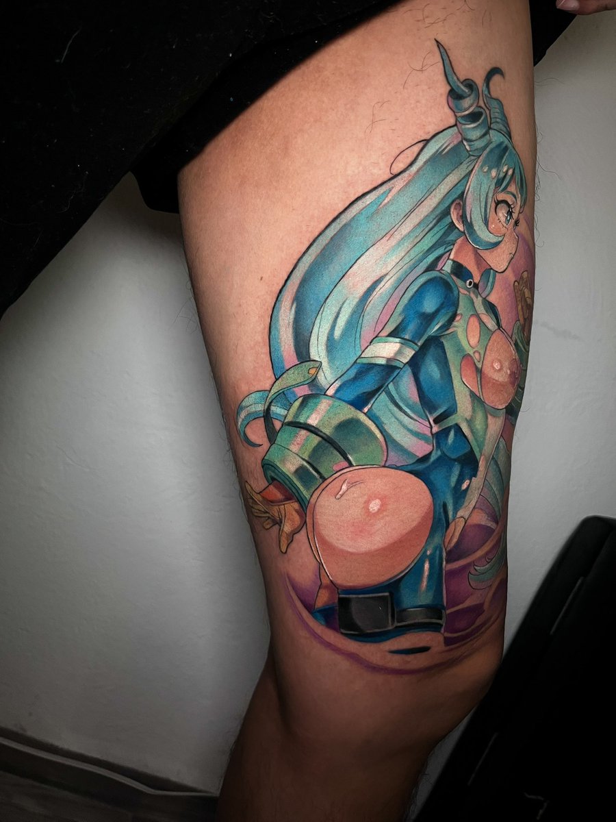 senpai_tattoo's tweet photo. Nejire waifuuuusota https://t.co/NHGjg9xQ6u