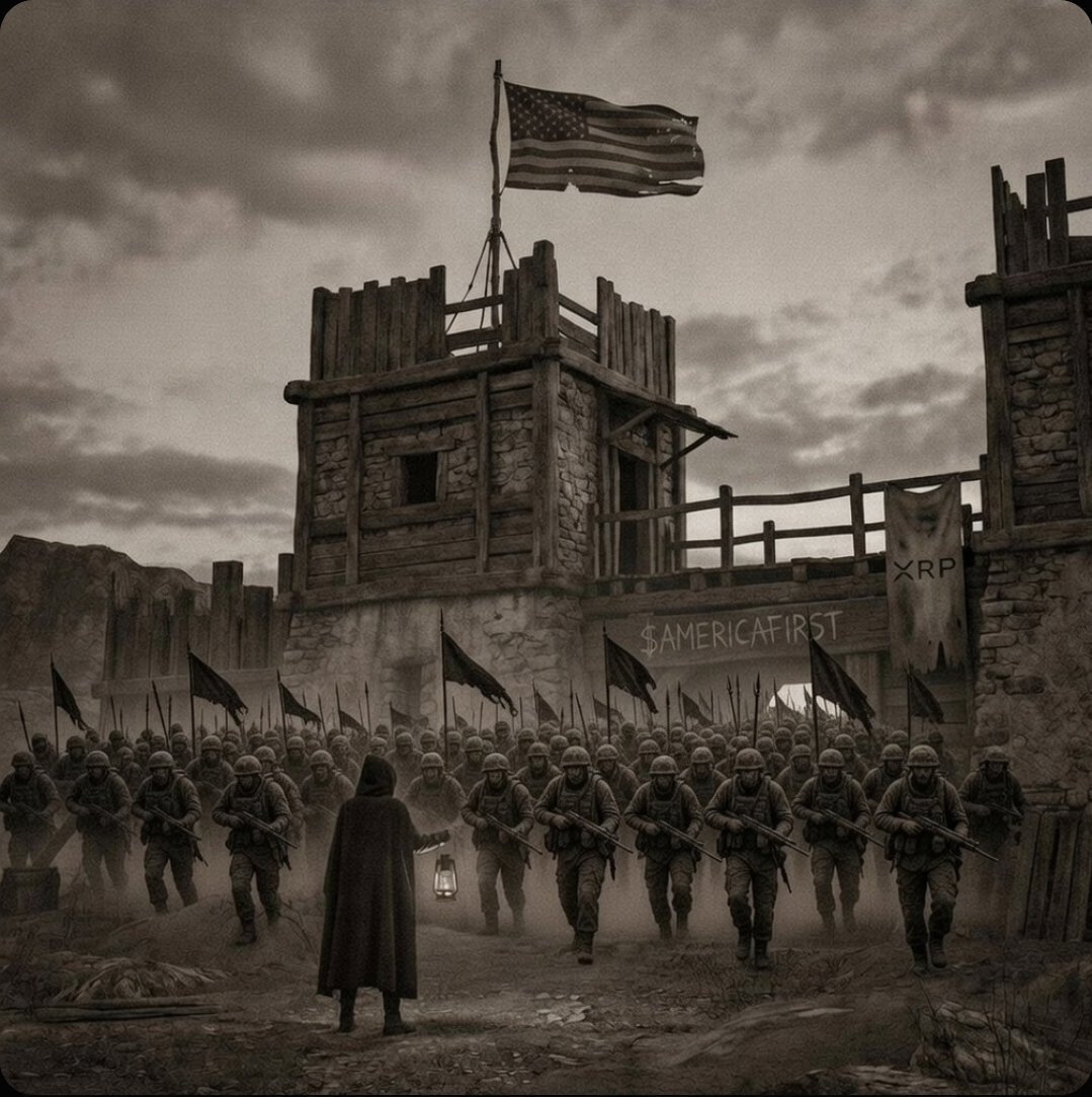 The $AmericaFirst Army fights with you. 

$XRP is coming for the top spot to revolutionize the financial system!

Hold the line. Buy $XRP