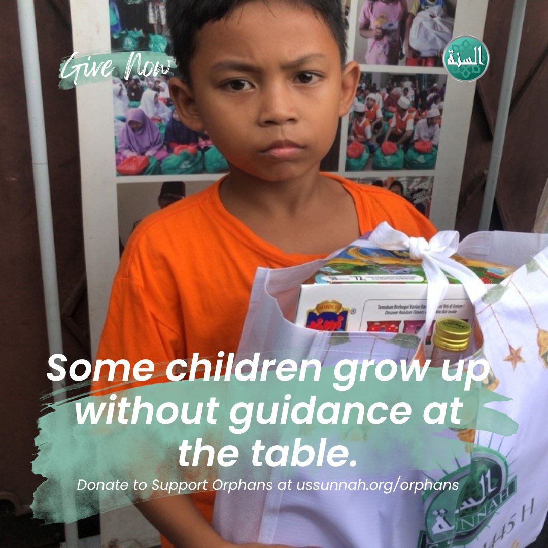 ussunnah.org/ramadan

Some children grow up without guidance at the table. Help provide mentorship and care. 

#Quran #Hadith #IslamicReminder #Sunnah #Deen #Faith #IslamicQuotes