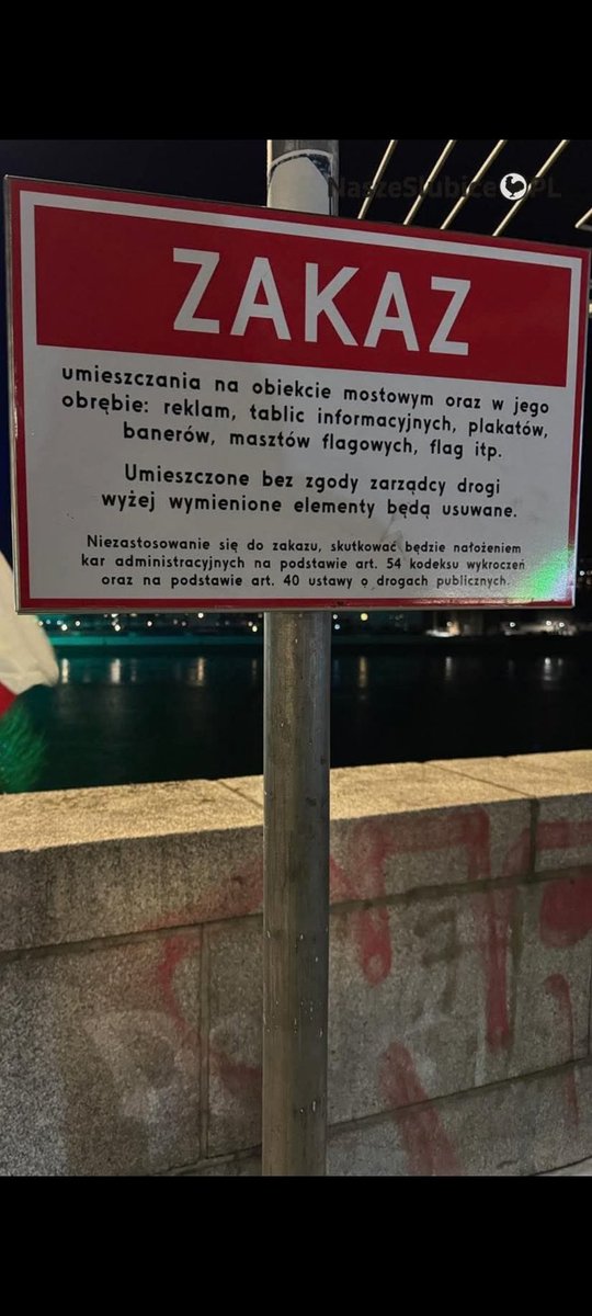 TUSK NA ZLECENIE NIEMIEC ZAKAZAŁ UMIESZCZANIA POLSKICH FLAG NA MOŚCIE GRANICZNYM 🤮🤮🤮🤮🤮