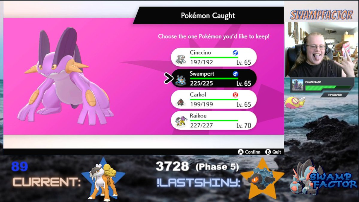 SHINY SWAMPERT ON THE RAIKOU HUNT! #DAWeekend